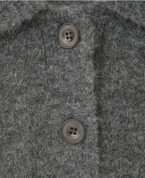 アルパカMIX衿ニット 詳細画像 チャコールグレー 6