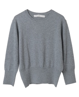 クルーネックニット