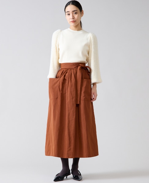 フェザースリーブニット 詳細画像 アイボリー 2