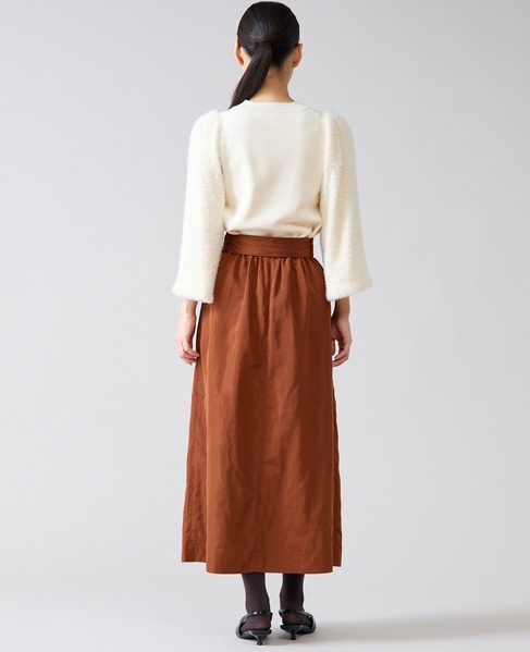 フェザースリーブニット 詳細画像 アイボリー 4