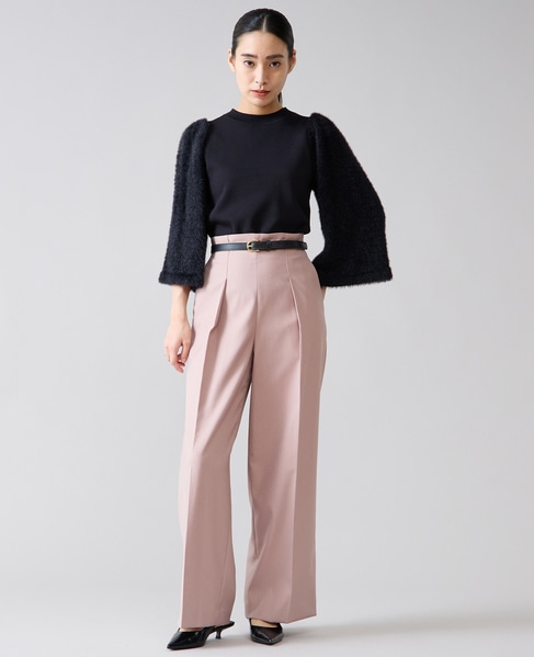 フェザースリーブニット 詳細画像 ブラック 5