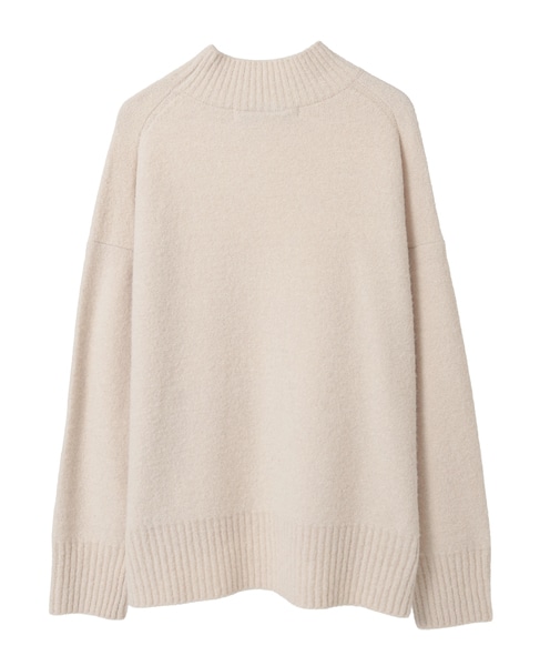 ブークレMIXハイネックニット 詳細画像 ベージュ 2