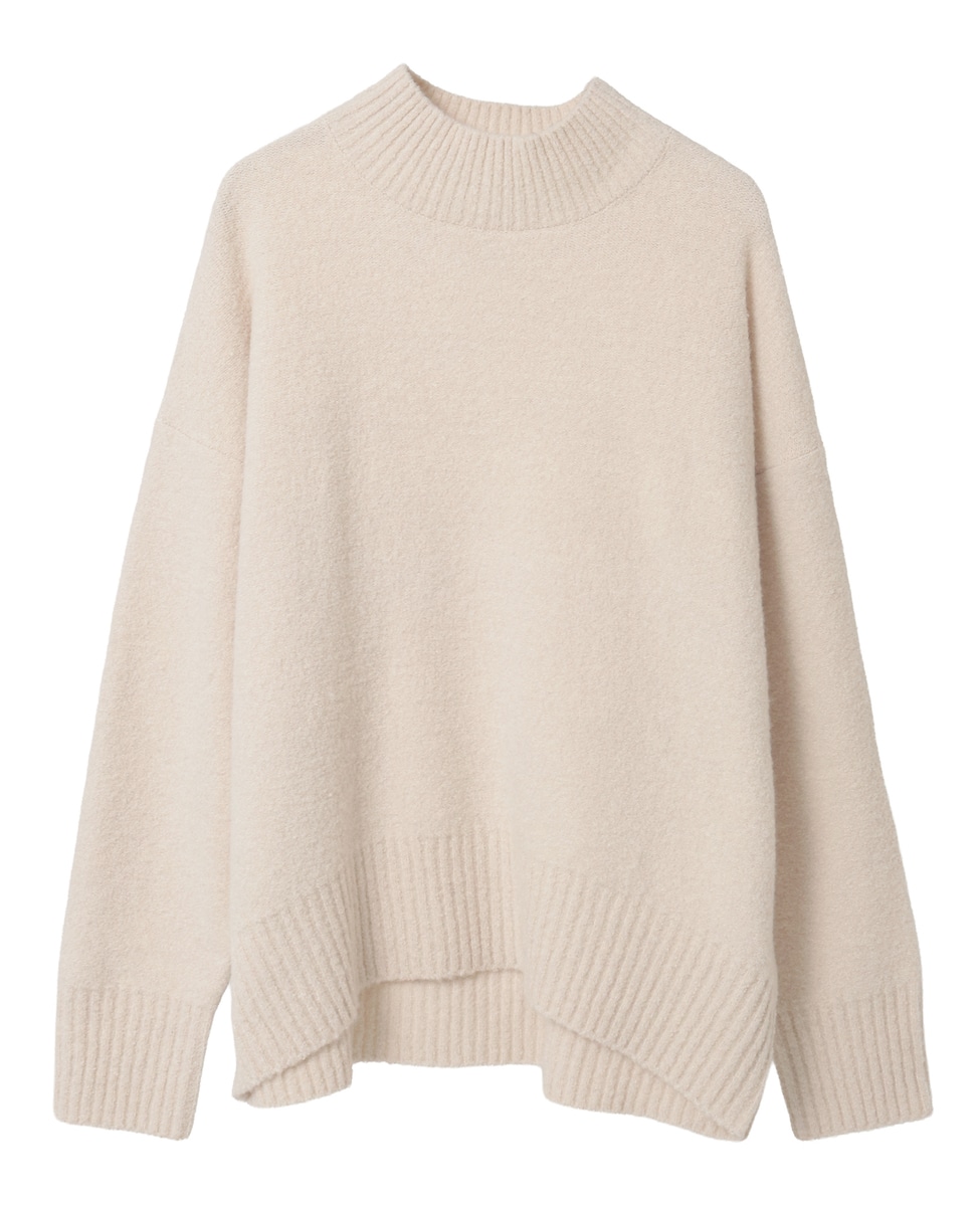 ✨完売品✨ラッセルノ ✨ハイネック✨ nofl】ガス強撚ガーゼフライスハイネックプルオーバー 644102310