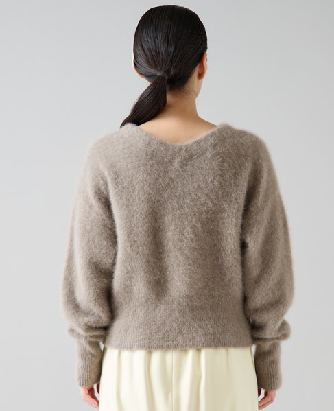 FOXアルパカ2WAYニット 詳細画像 モカ 12