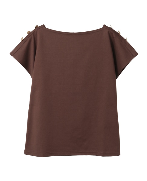 ゴールドボタントップス 詳細画像 ブラウン 1