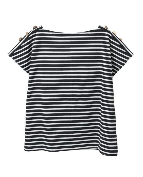 ゴールドボタントップス 詳細画像 ホワイト×ブラック 13