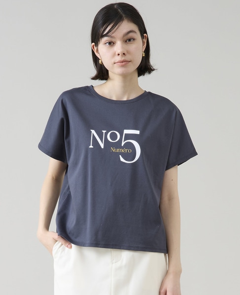NO.5ドルマンTシャツ 詳細画像 チャコールグレー 2