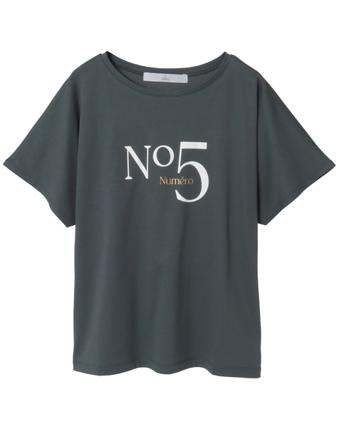 NO.5ドルマンTシャツ 詳細画像 チャコールグレー 3