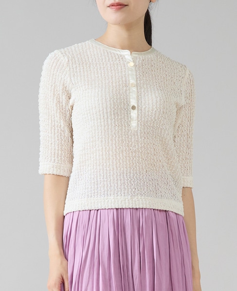 レースカットソー 詳細画像 オフホワイト 1