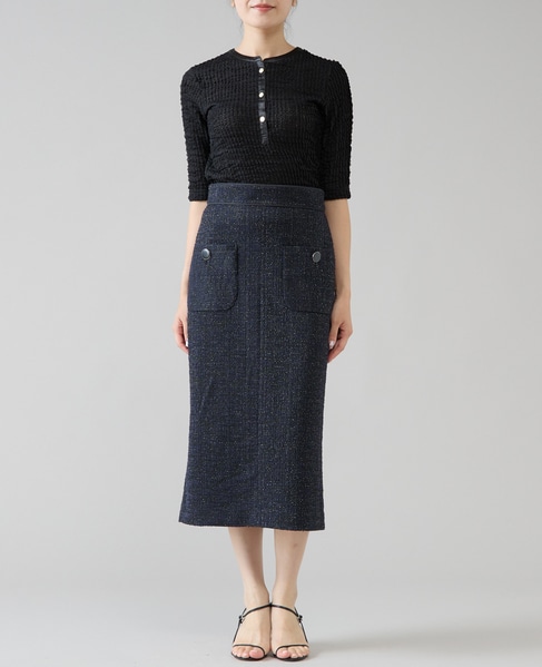 レースカットソー 詳細画像 ブラック 2