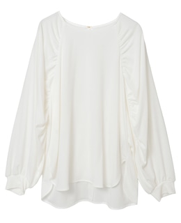 ギャザードルマンブラウス