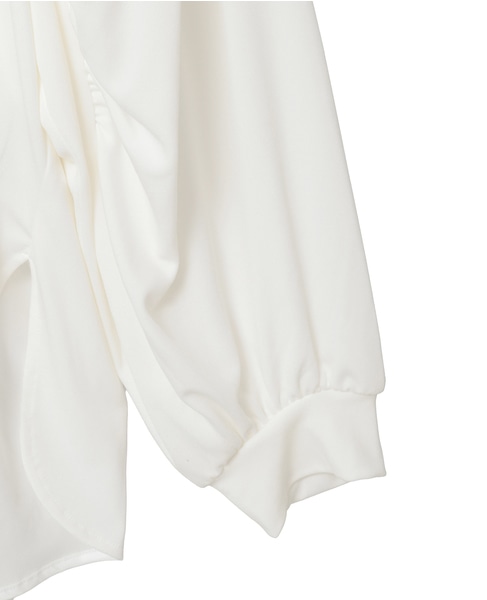 ギャザードルマンブラウス 詳細画像 ホワイト 4