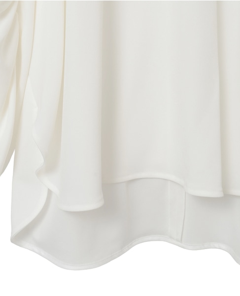 ギャザードルマンブラウス 詳細画像 ホワイト 5