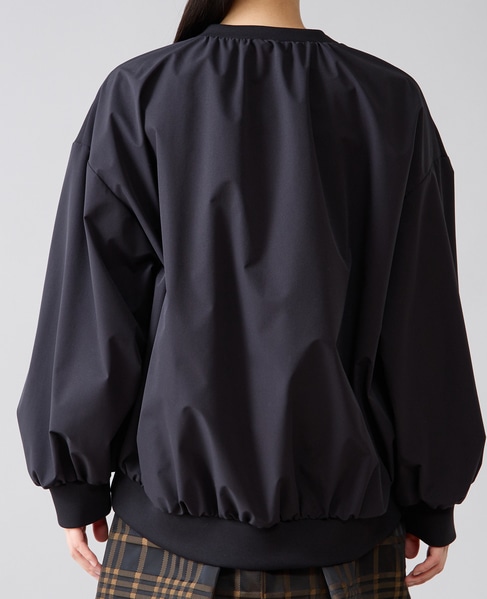 タフタスリーブスウェットプルオーバー 詳細画像 ブラック 10