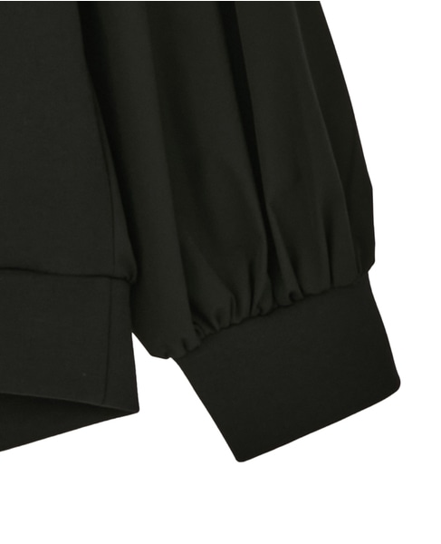 タフタスリーブスウェットプルオーバー 詳細画像 ブラック 16