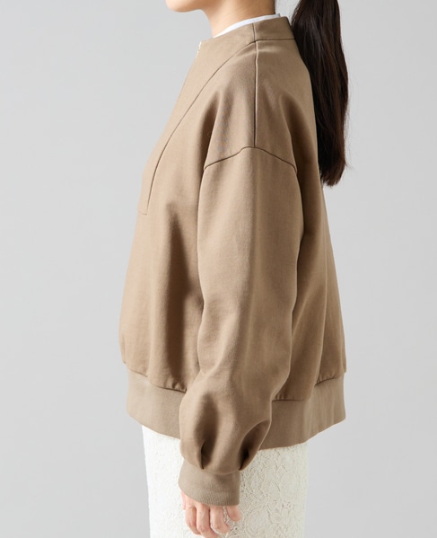 ZIPプルオーバー 詳細画像 モカ 10