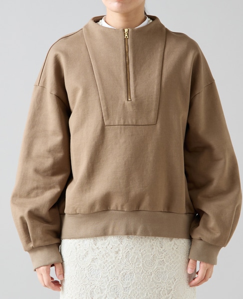 ZIPプルオーバー 詳細画像 モカ 9