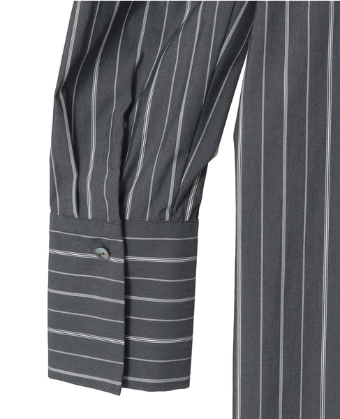 【MARILYN MOON/マリリンムーン】フロントフリルワンピース 詳細画像 チャコールグレー 7