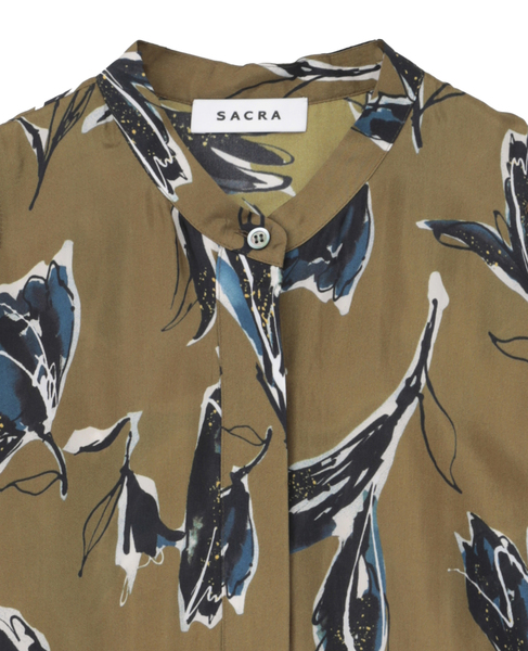 【SACRA/サクラ】プリントブラウス 詳細画像 ベージュ 3