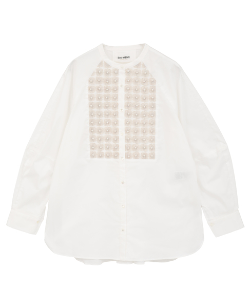 【MARILYN MOON/マリリンムーン】ブラウス(4253-115) 詳細画像 アイボリー 1