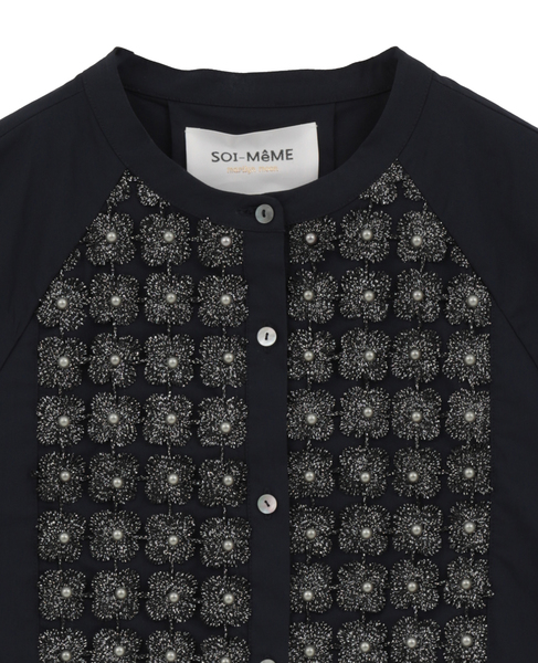 【MARILYN MOON/マリリンムーン】ブラウス(4253-115) 詳細画像 ネイビー 3