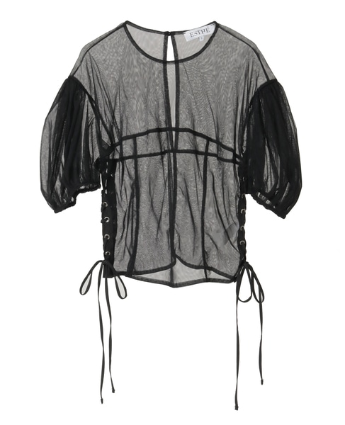 【ESTHE/エステ】ブラウス (252-3103a) 詳細画像 ブラック 1