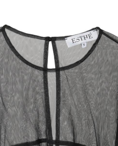 【ESTHE/エステ】ブラウス (252-3103a) 詳細画像 ブラック 3