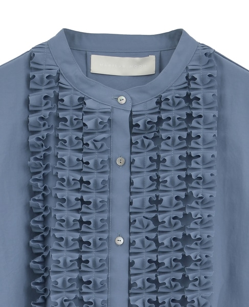 【MARILYN MOON/マリリンムーン】ブラウス(4254-107) 詳細画像 ブルー 3