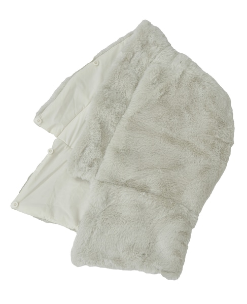 【CAPE HORN/ケープホーン】ダウンコート（SANTACRUZ ECOFUR） 詳細画像 アイボリー 11