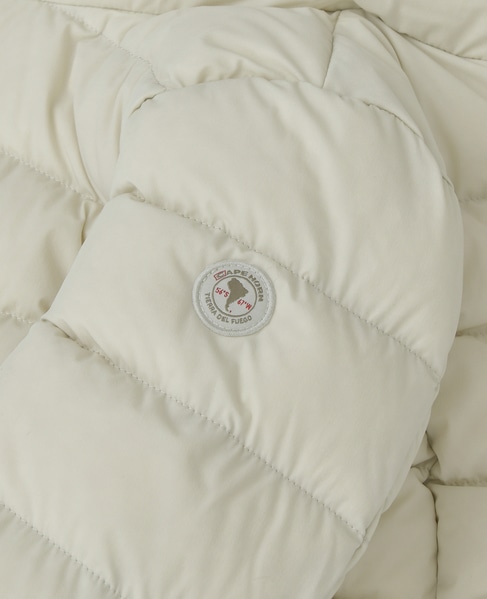 【CAPE HORN/ケープホーン】ダウンコート（SANTACRUZ ECOFUR） 詳細画像 アイボリー 7