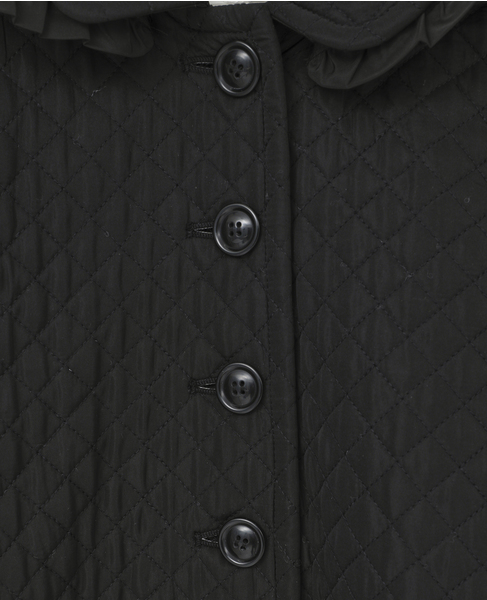 【Bilitis dix-sept ans/ビリティス・ディセッタン】Quilting Hooded Coat 詳細画像 ブラック 6