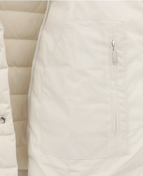 【CAPE HORN/ケープホーン】ダウンコート（SANTACRUZ ECOFUR） 詳細画像 アイボリー 10