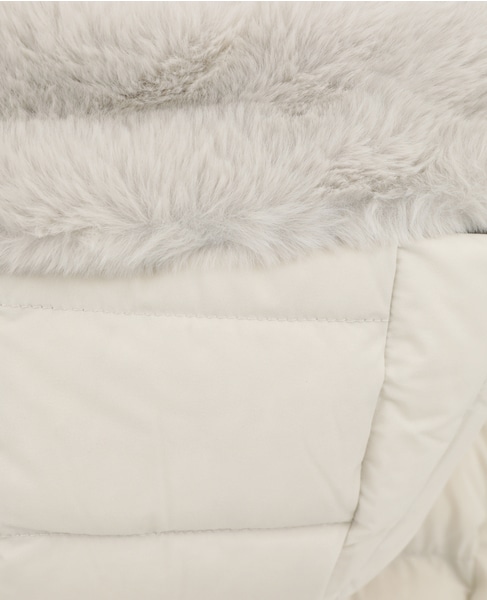 【CAPE HORN/ケープホーン】ダウンコート（SANTACRUZ ECOFUR） 詳細画像 アイボリー 11