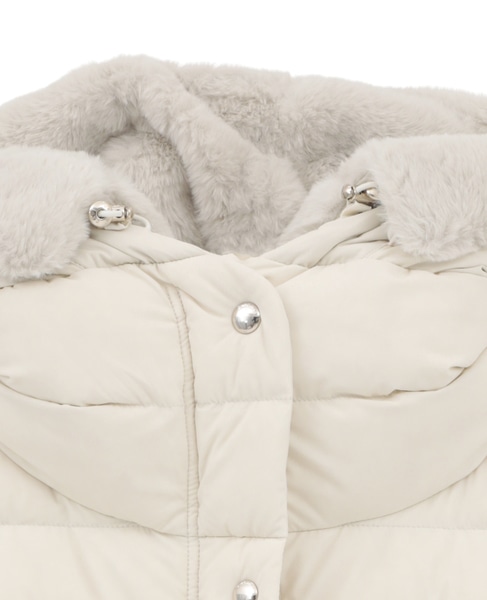 【CAPE HORN/ケープホーン】ダウンコート（SANTACRUZ ECOFUR） 詳細画像 アイボリー 3