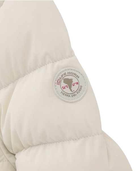 【CAPE HORN/ケープホーン】ダウンコート（SANTACRUZ ECOFUR） 詳細画像 アイボリー 7