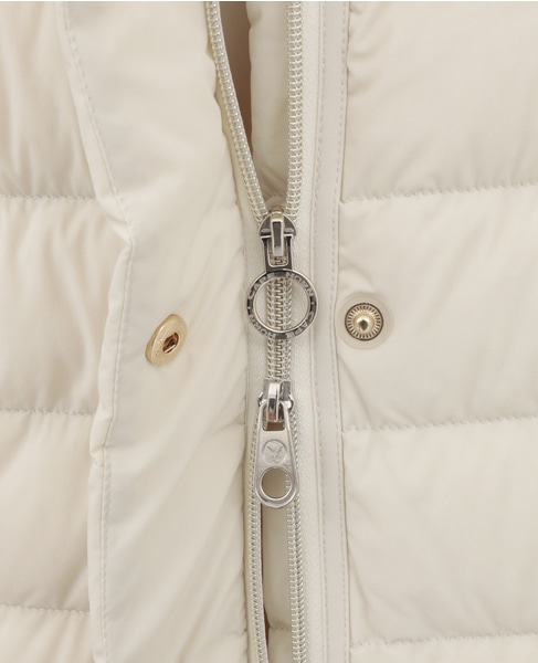 【CAPE HORN/ケープホーン】ダウンコート（SANTACRUZ ECOFUR） 詳細画像 アイボリー 9