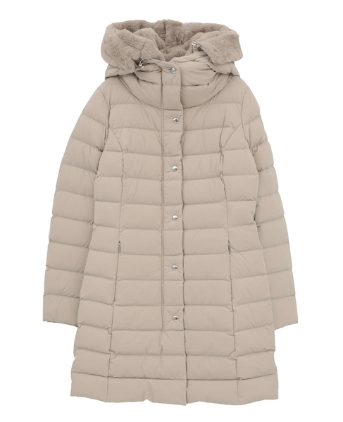 【CAPE HORN/ケープホーン】ダウンコート（SANTACRUZ ECOFUR） 詳細画像 ライトベージュ 1