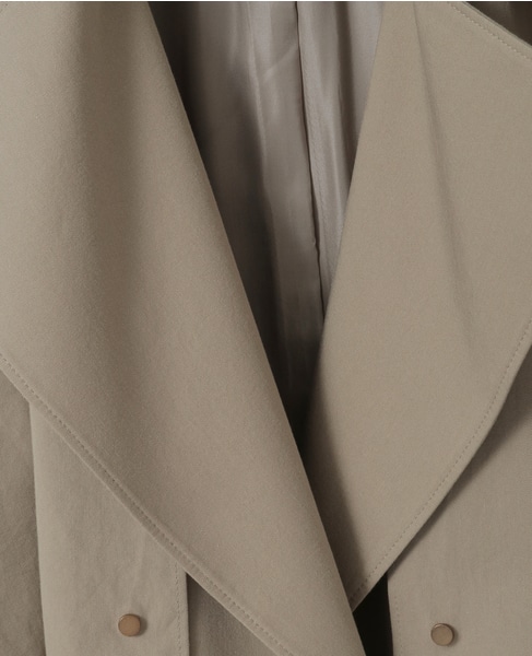 【LEHA/レハ】MAPLE TRENCH COAT(DR4WC001) 詳細画像 ベージュ 4