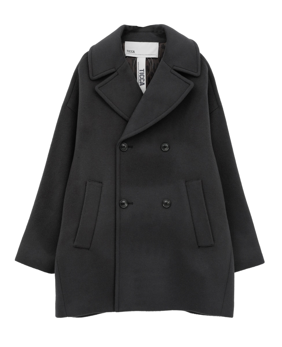 TICCA　ピーコート　ブラック Spick＆Span ピーコート pコート 「追加」TICCA / ティッカ レディース
