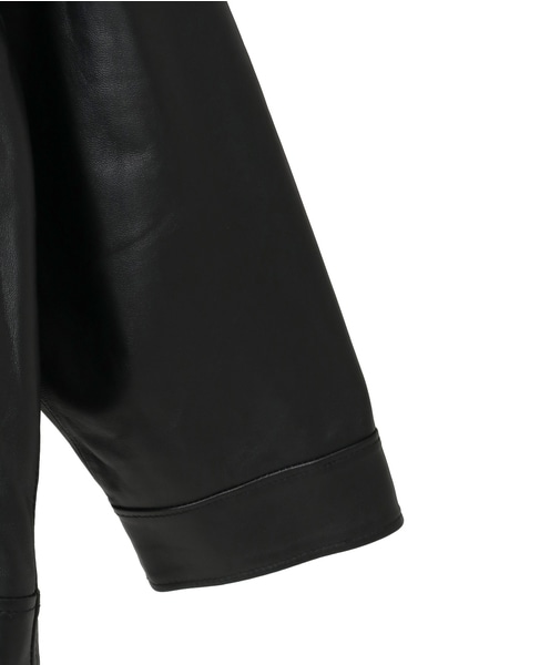 【Le Mine/レミネ】レザージャケット 詳細画像 ブラック 11