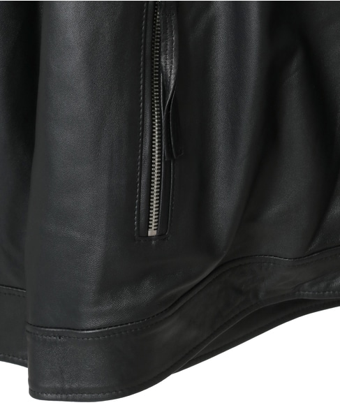 【Le Mine/レミネ】レザージャケット 詳細画像 ブラック 12