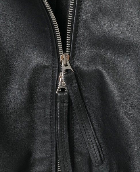 【Le Mine/レミネ】レザージャケット 詳細画像 ブラック 13