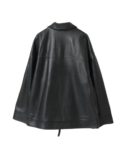 【Le Mine/レミネ】レザージャケット 詳細画像 ブラック 9