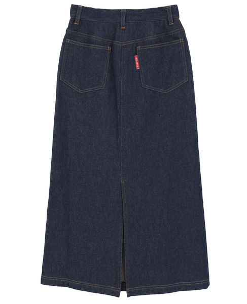 【Bilitis dix-sept ans/ビリティス・ディセッタン】Denim Maxi Skirt 詳細画像 ブルー 2