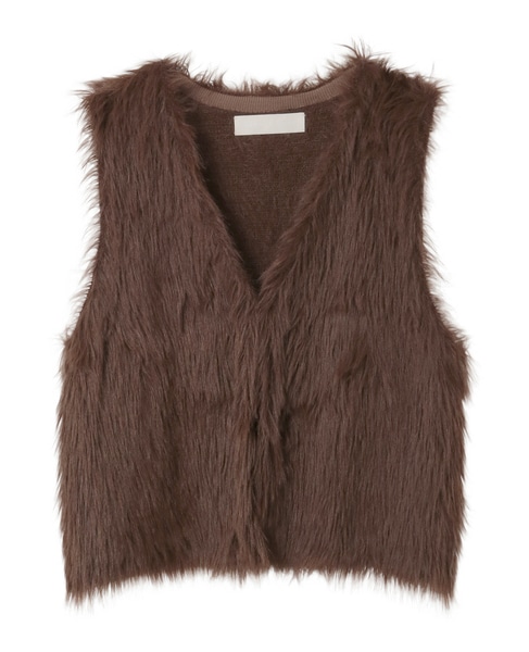 【MARILYN MOON/マリリンムーン】ファーベスト 詳細画像 ブラウン 1