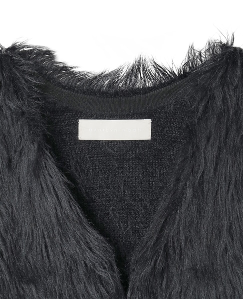 【MARILYN MOON/マリリンムーン】ファーベスト 詳細画像 ブラック 3