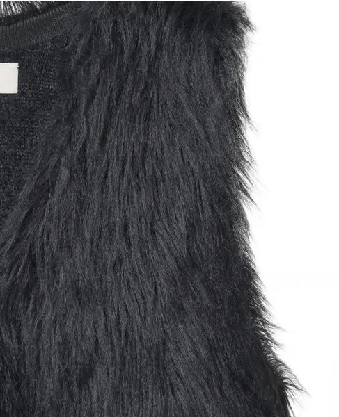 【MARILYN MOON/マリリンムーン】ファーベスト 詳細画像 ブラック 4