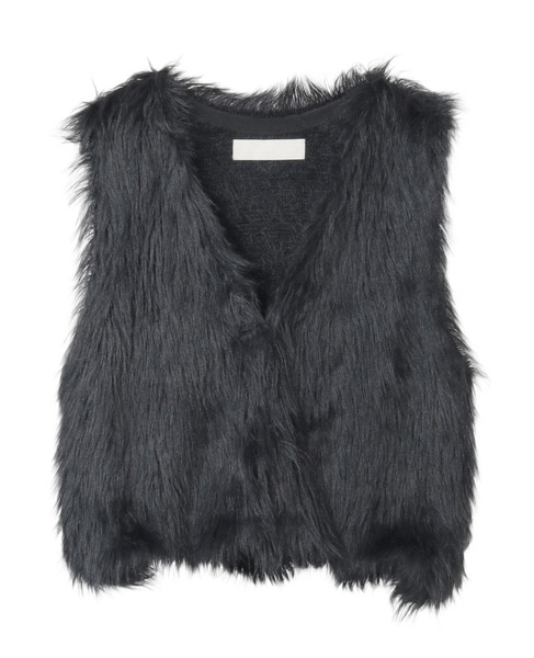 【MARILYN MOON/マリリンムーン】ファーベスト 詳細画像 ブラック 8