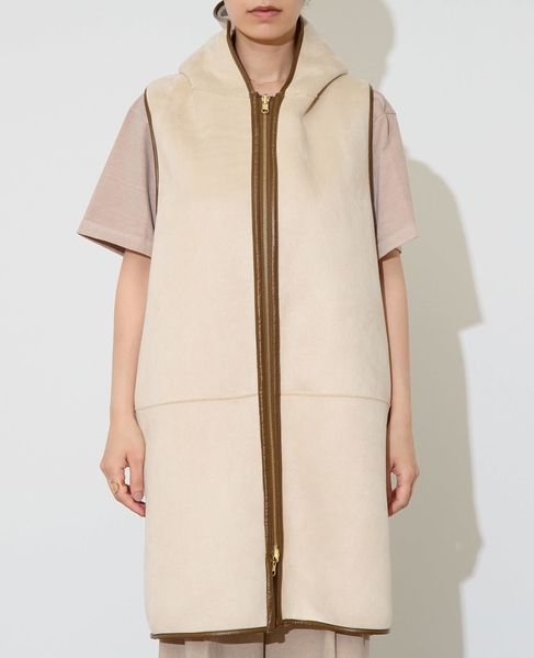 《別注》【RISLEY /リズレイ】ボアベスト 詳細画像 ライトベージュ 12