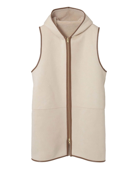 《別注》【RISLEY /リズレイ】ボアベスト 詳細画像 ライトベージュ 15